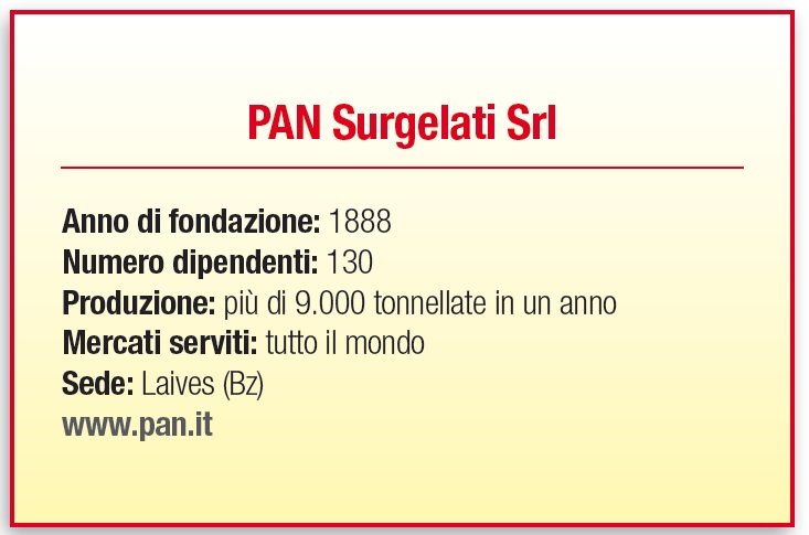 PAN Surgelati scheda