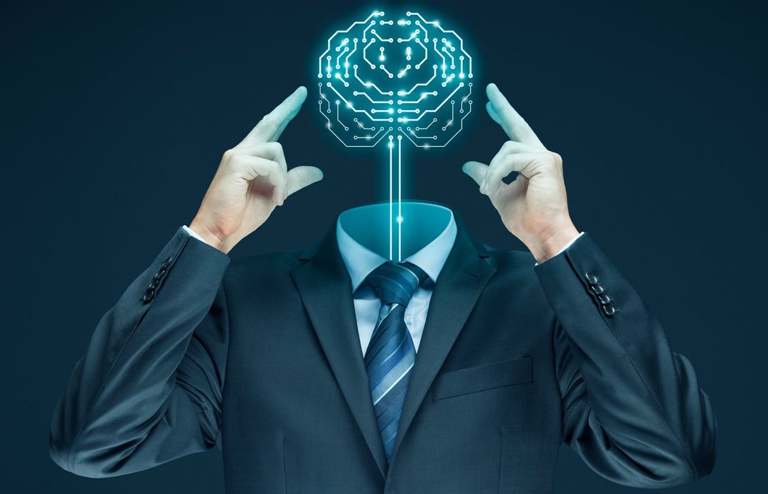Uomo tecnologia impresa 4.0